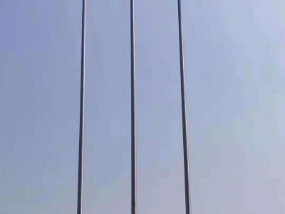 旗杆,不锈钢锥形旗杆生产安装厂家图2