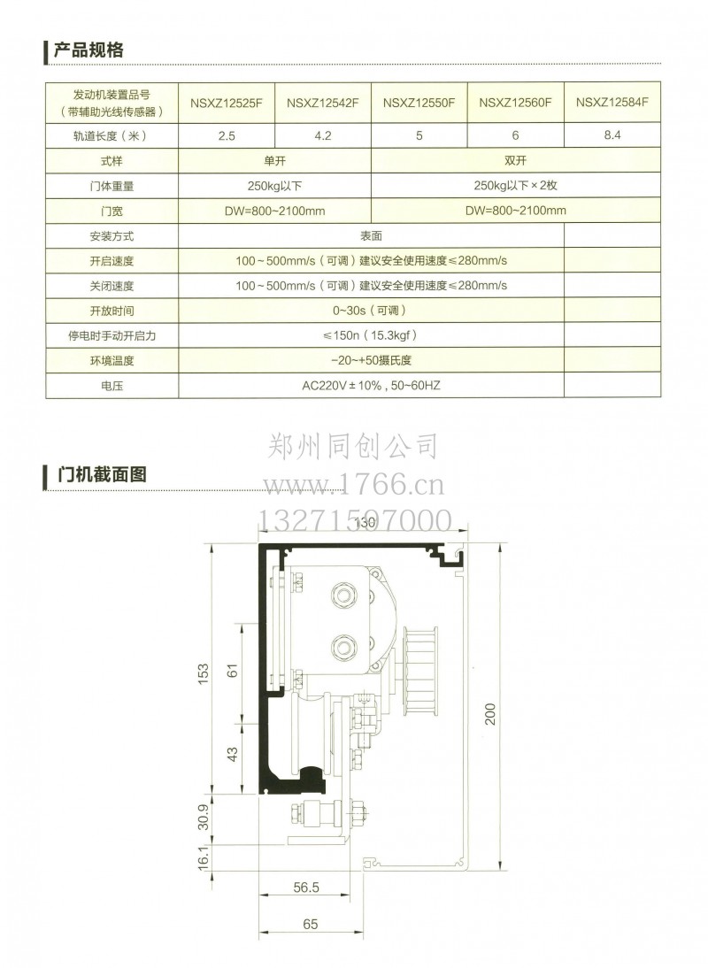 松下重型门