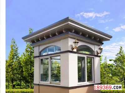 艺术岗亭,真石漆岗亭图片,郑州同创岗亭厂家图2