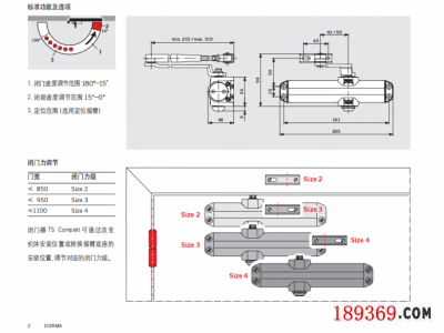 多玛闭门器,河南郑州多玛闭门器代理商 dorma地弹簧图2