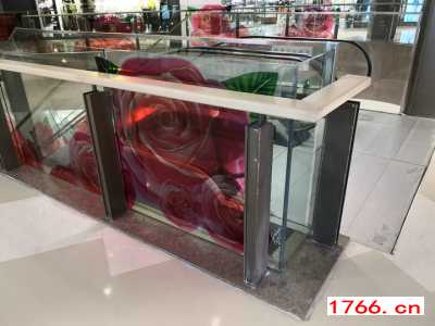 商场玻璃护栏,郑州同创商场玻璃护栏安装厂家图3