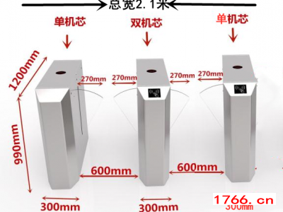 通道闸安装尺寸,郑州同创电动门厂家