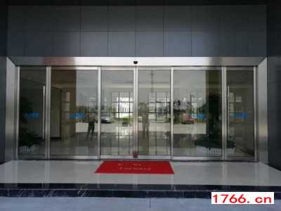 走廊不锈钢自动门,郑州自动感应门安装厂家图3