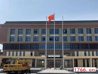 郑州学校旗杆安装厂家图3