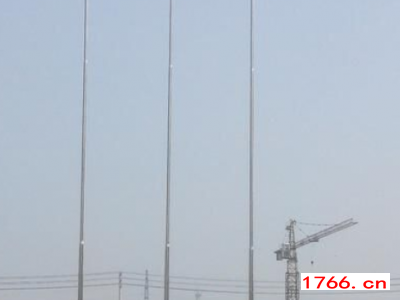 三节旗杆的制作，项目部旗杆，12米不锈钢变节旗杆规格三节旗杆尺寸图2