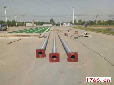 旗杆厂家,河南不锈钢电动旗杆图2