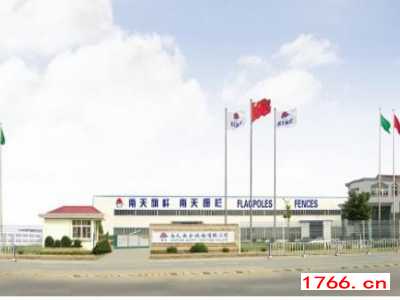 工厂旗杆安装厂家图2