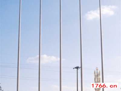 大学旗杆,学校电动旗杆,学校旗杆安装厂家图3