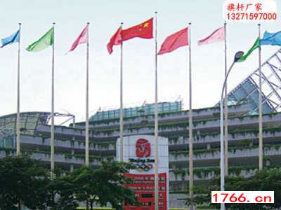 世博会中国馆旗杆林图2