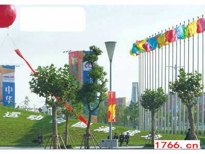 会展中心旗杆图3