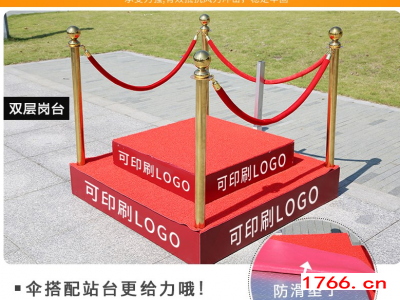 保安站台伞,郑州同创岗亭厂家图3