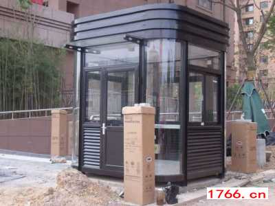 钢结构岗亭,钢结构岗亭厂家,小区出入口岗亭图3