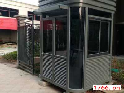 郑州钢结构岗亭，小区门口保安亭 ,郑州同创岗亭厂家图2