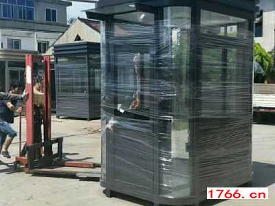 郑州钢结构岗亭，小区门口保安亭 ,郑州同创岗亭厂家图3