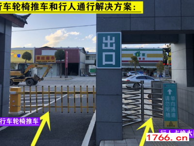 不锈钢转门,郑州人行通道闸安装图2