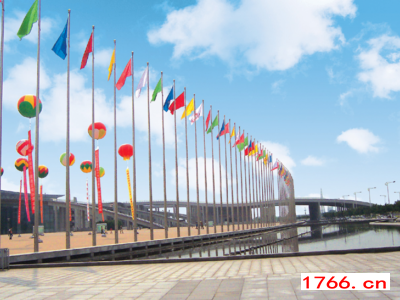 不锈钢锥形旗杆图2