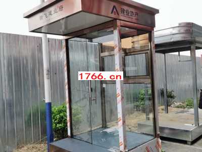 售楼部岗亭，形象站台岗亭，郑州同创岗亭厂家图3