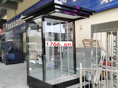 不锈钢站台岗亭，郑州售楼部形象岗亭厂家图3