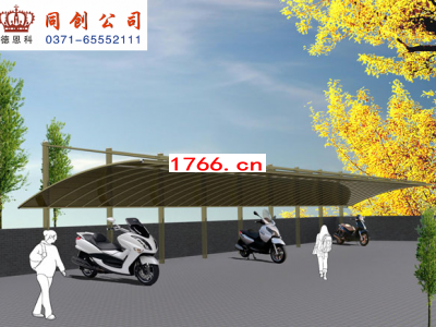 郑州铝合金车棚安装厂家图2