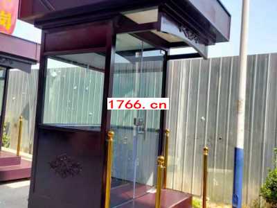 河南形象站台岗亭 豪华站台岗亭 河南售楼处形象岗亭 岗亭厂家图2
