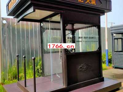 河南形象站台岗亭 豪华站台岗亭 河南售楼处形象岗亭 岗亭厂家图3