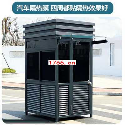 郑州岗亭，治安岗亭  成品保安亭 郑州现货岗亭厂家  休息吸烟室图2