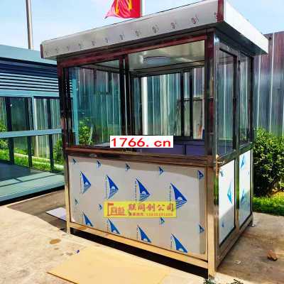 郑州岗亭，治安岗亭  成品保安亭 郑州现货岗亭厂家  休息吸烟室图3