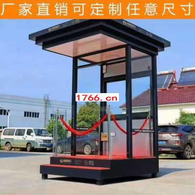 形象玻璃岗亭 售楼部站台 豪华迎宾岗亭 郑州现货厂家图2