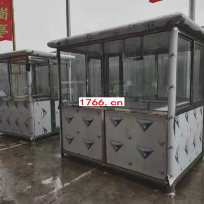 郑州岗亭|不锈钢岗亭|现货保安岗亭厂家|治安岗亭制作厂家图2