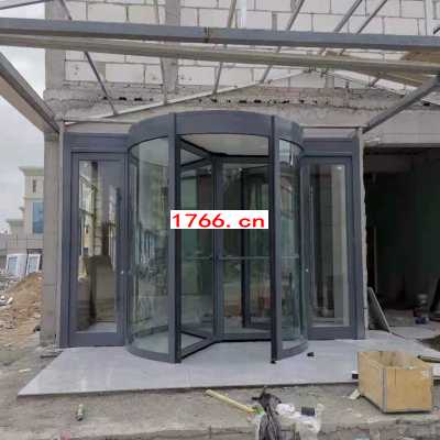 郑州电动旋转门，三翼旋转门安装厂家图3