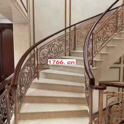 郑州别墅楼梯护栏安装厂家图2