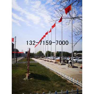 郑州不锈钢锥形旗杆安装,12米不锈钢旗杆多少钱图2