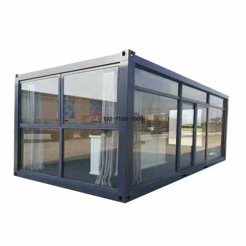 钢化玻璃集装箱办公室