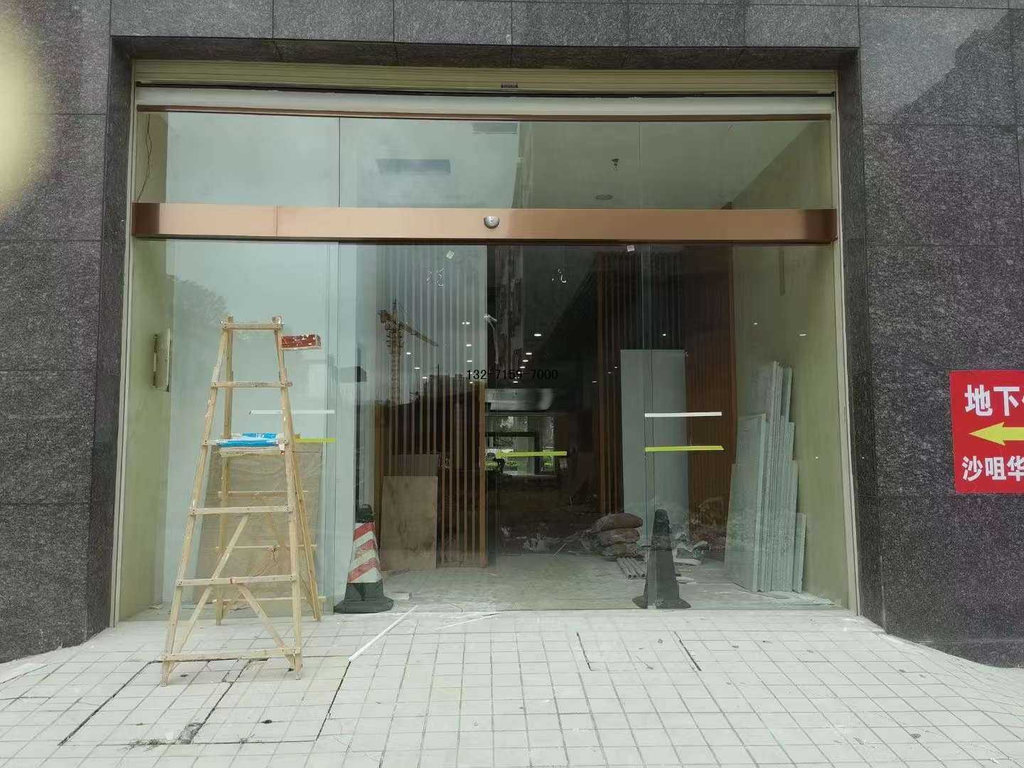 钢化玻璃感应自动门