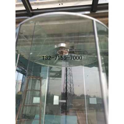 郑州旋转门安装厂家,上驱水晶自动门旋转门,免挖坑易安装图2