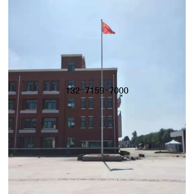 郑州不锈钢锥形旗杆安装，12米不锈钢旗杆多少钱图5