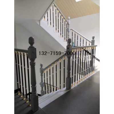 轻奢款铝艺楼梯护栏，​铝艺楼梯护栏的优势，铝艺楼梯护栏图片图2