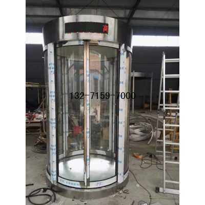 郑州双门互锁自动门，双扇水晶安检门，双圆弧通道互锁门特点图2