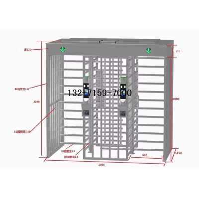 通道闸安装尺寸图纸，三辊闸，不锈钢转门，摆闸图7