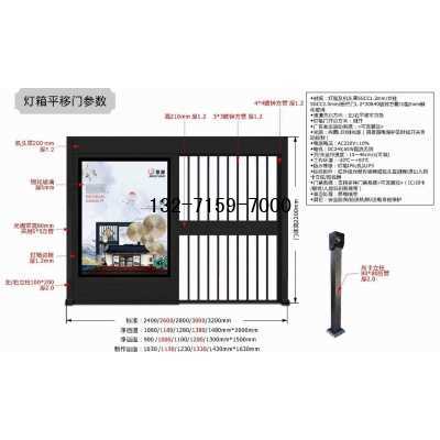 门禁自动门，上装扭曲电机，不夹人，电动手动驱动开关门图2