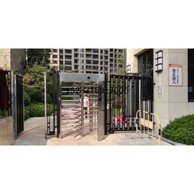 郑州门禁自动转门，单向通行门禁不锈钢转门图2