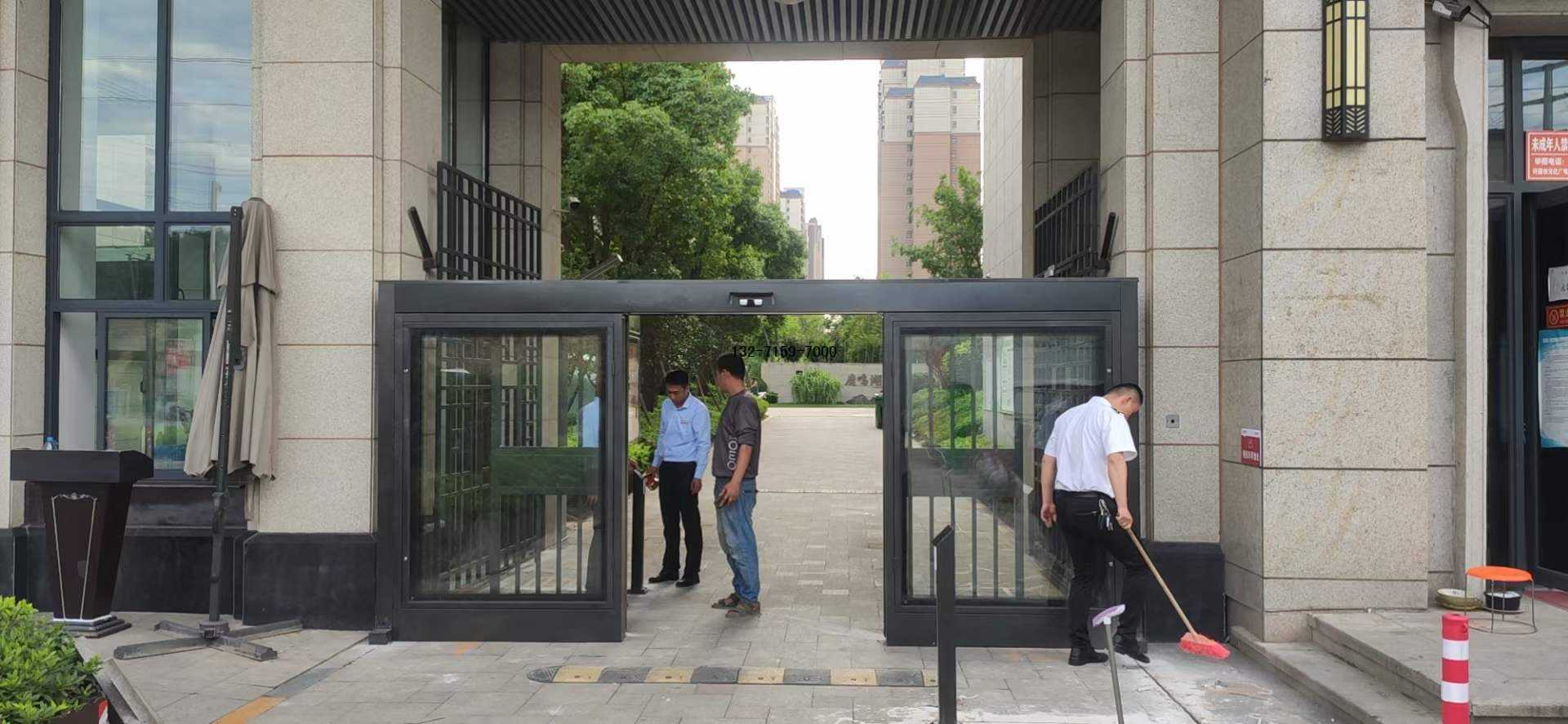 小区物业电动门安装