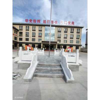 郑州电动旗杆汉白玉旗台图3