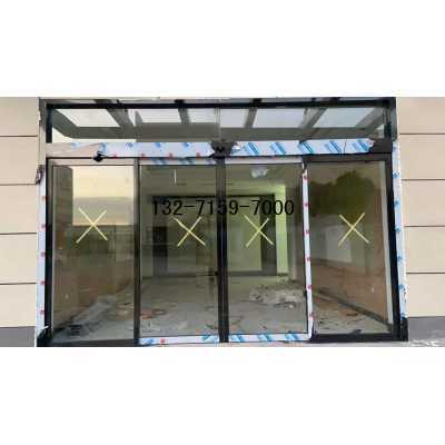 郑州松下弧形自动感应门安装图2