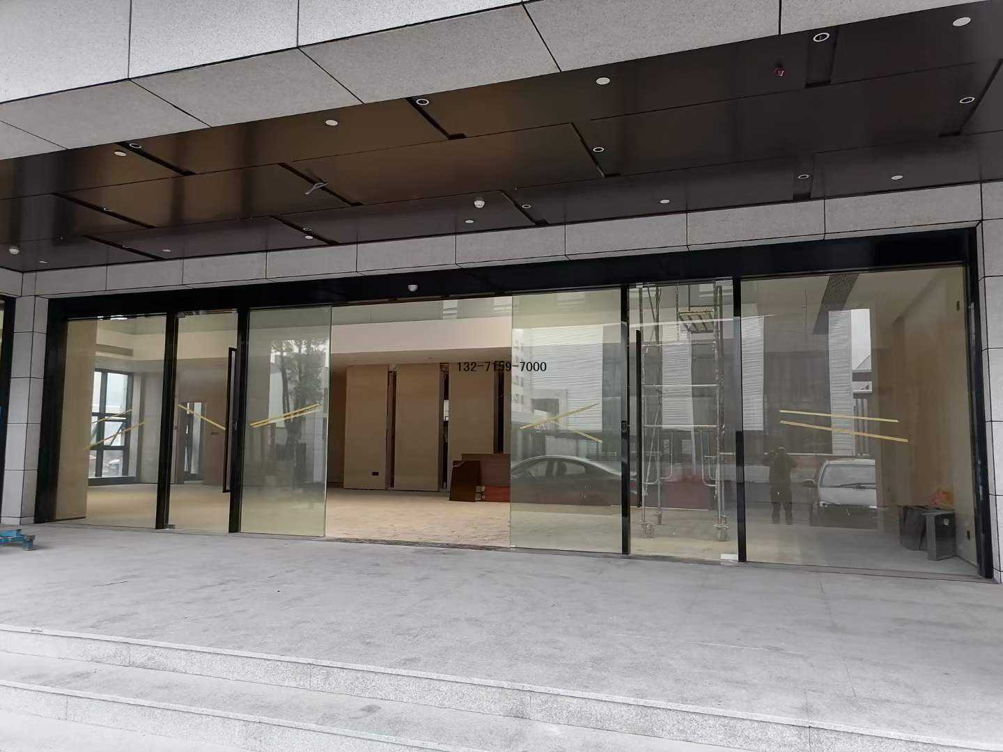 钢化玻璃自动感应门