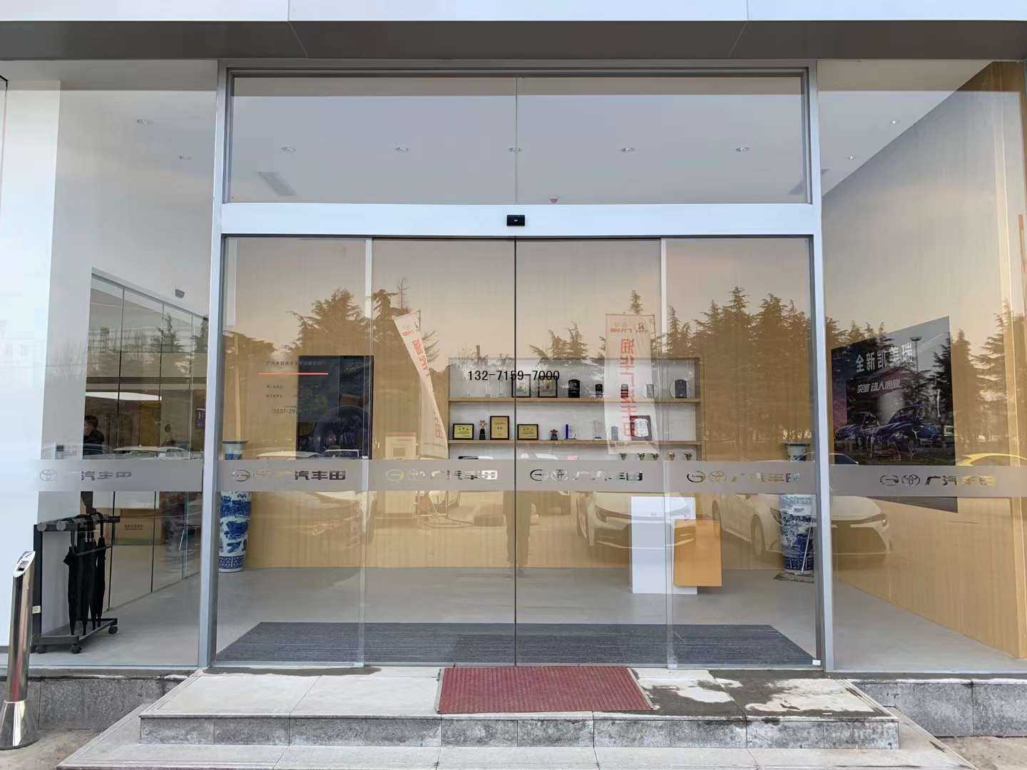 郑州安装钢化玻璃电动门的公司