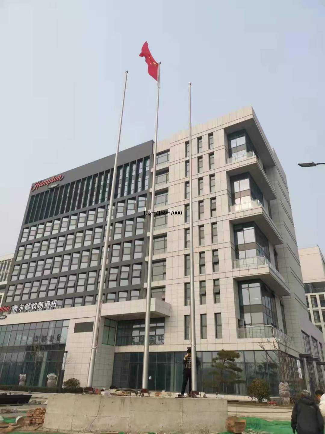 郑州安装不锈钢锥形旗杆的厂家