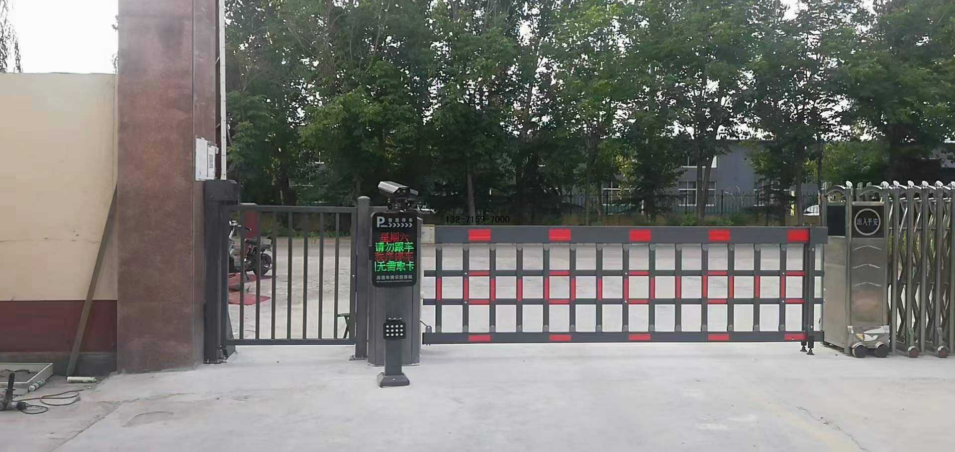 郑州车牌识别安装效果图