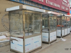 郑州现货不锈钢岗亭的安装维护方法，生活中能够看到的不锈钢岗亭
