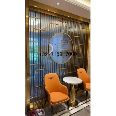 长治生产不锈钢屏风厂家图2